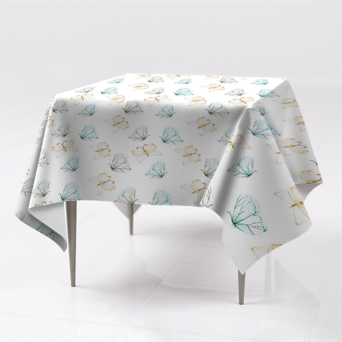 Do mieszkania różne obrusy na stół Motyle 150x150, Fabricsy