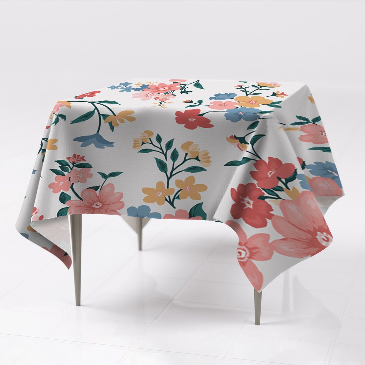 Do kuchni różne kolory obrus Kolorowy kwiaty eco, Fabricsy
