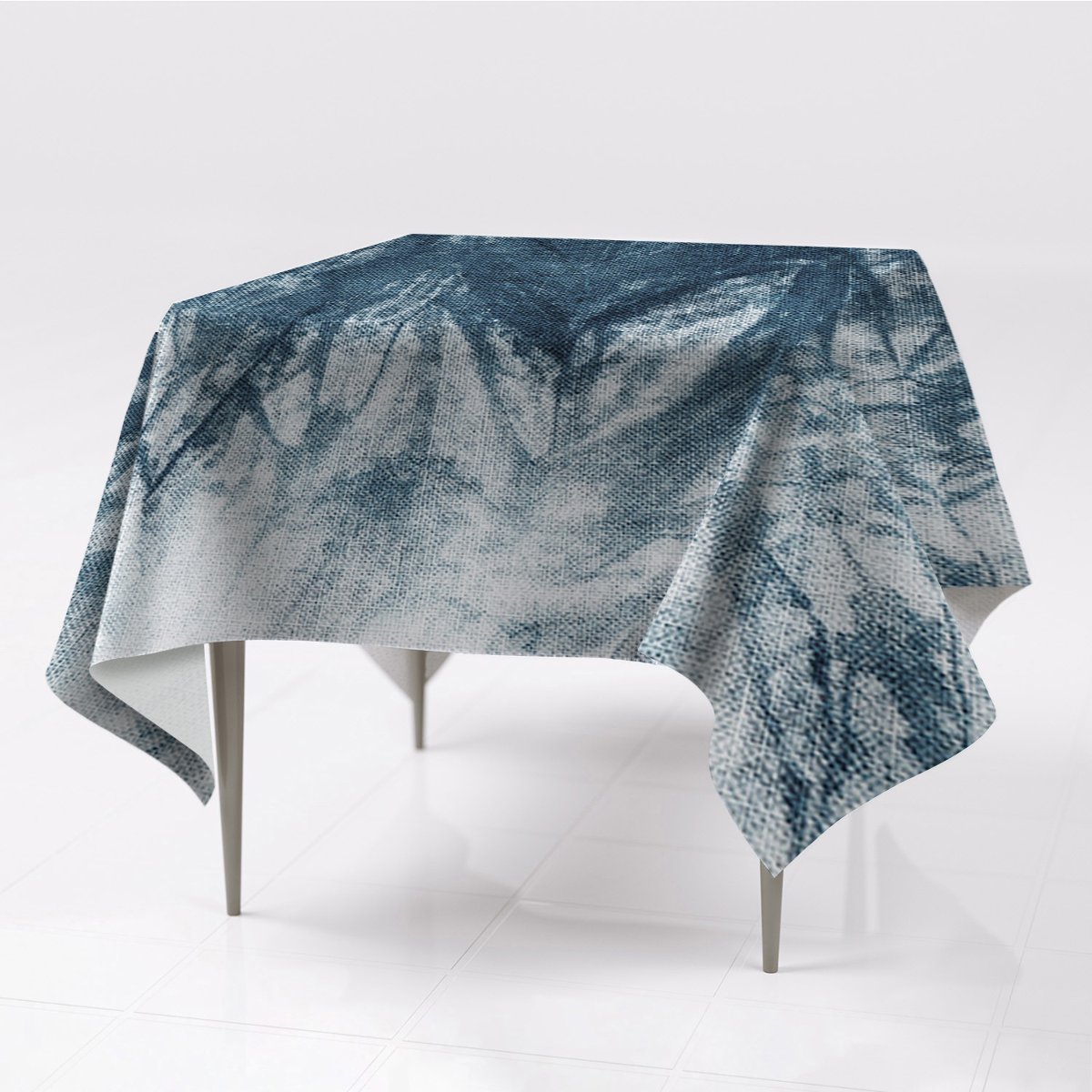 Do salonu gładki obrus na stół Abstrakcja 150x150, Fabricsy