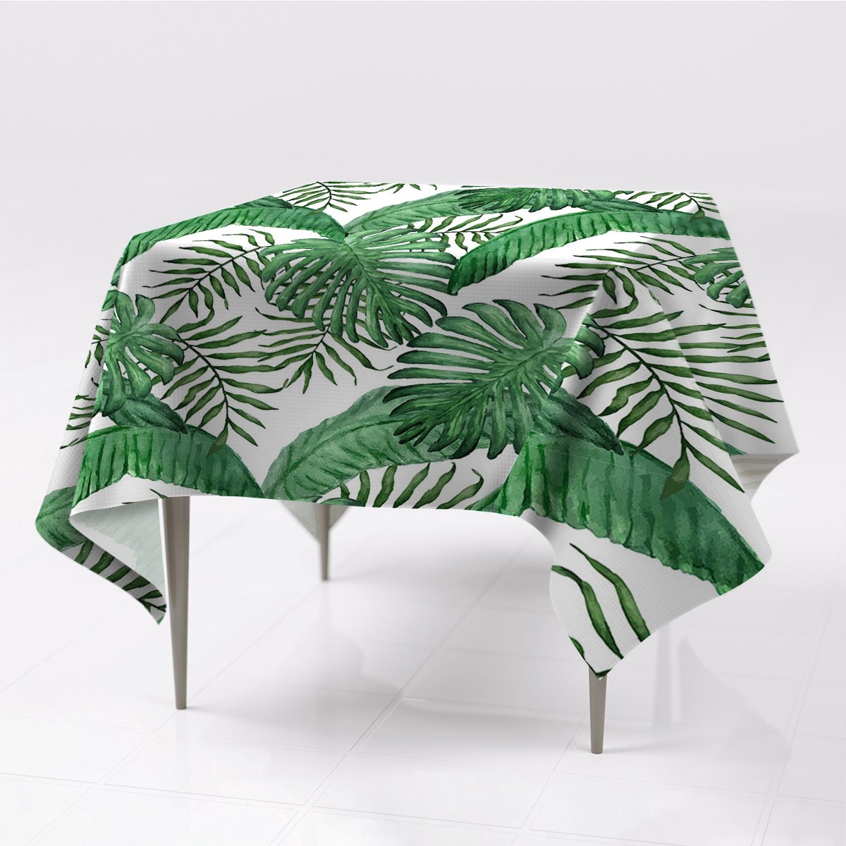 Do domu gładkie obrusy kolory Liście Palm 150x150, Fabricsy