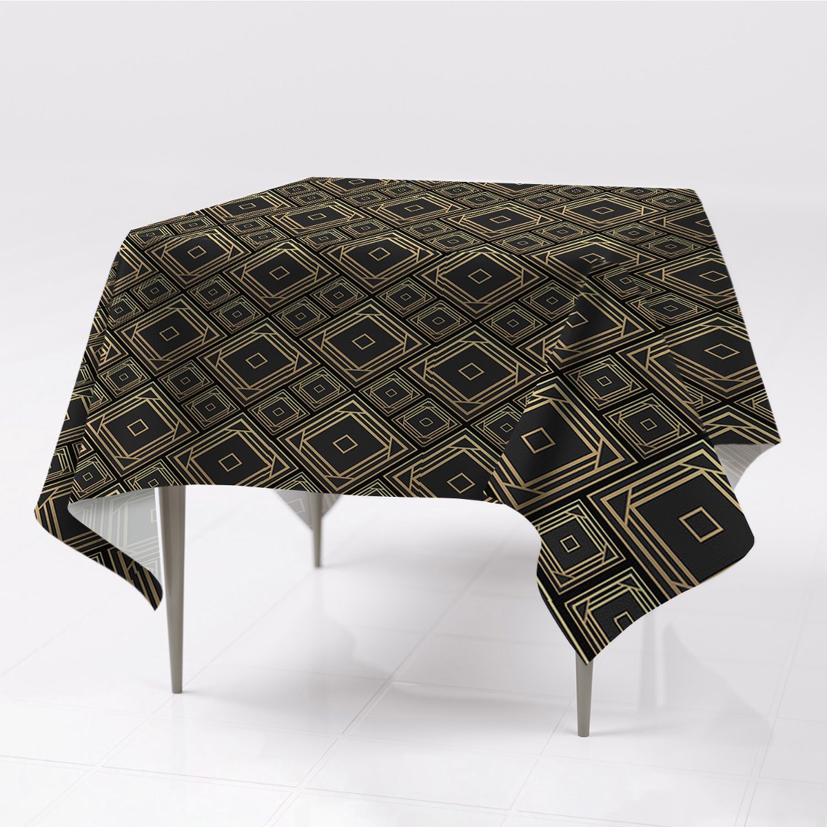 Do kuchni obrus na stół Geometryczna iluzja wzór, Fabricsy
