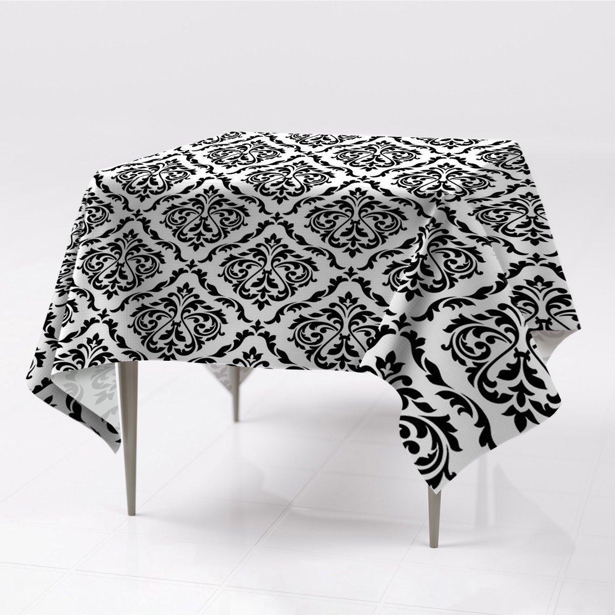 Do salonu obrus na stół Damask 150x150 ozdobny eco, Fabricsy, 150x150 cm