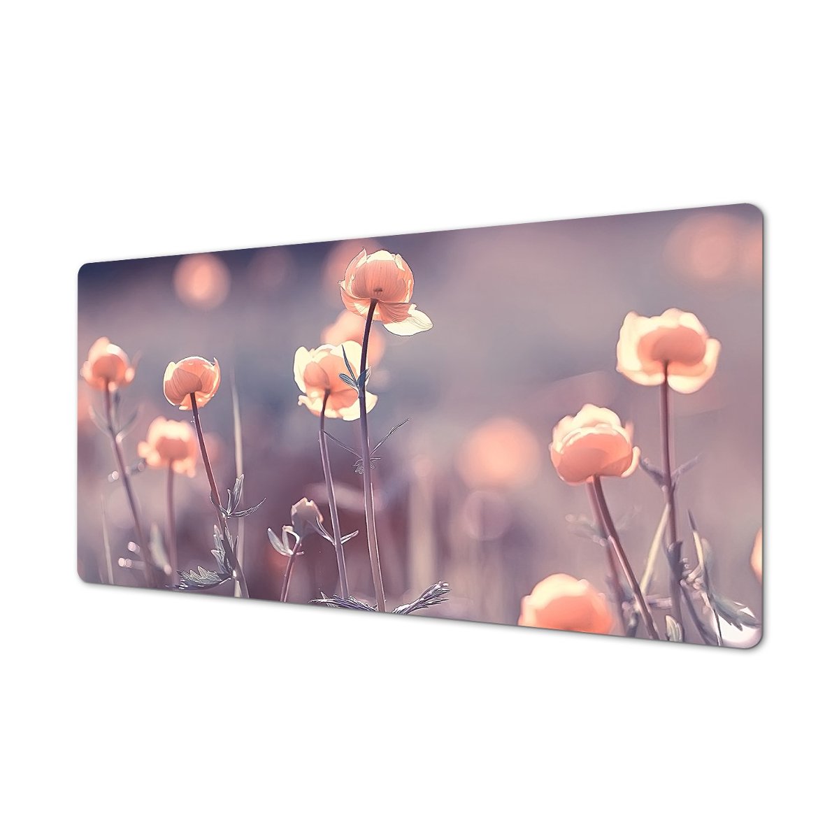 Mata na biurko 90x45 dekoracja Poranek łąka kwiaty, ArtprintCave
