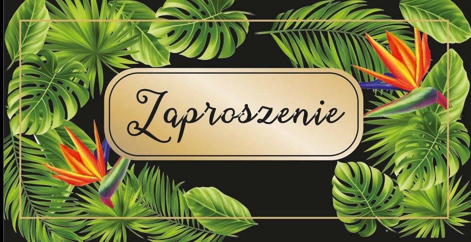 Zaproszenie na imprezę , uroczystość ZAB122