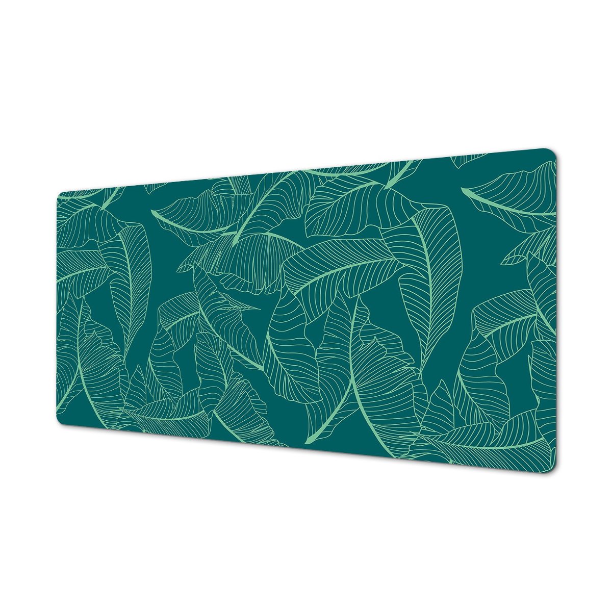 Mata na biurko winyl do pokoju Bananowiec liście, ArtprintCave