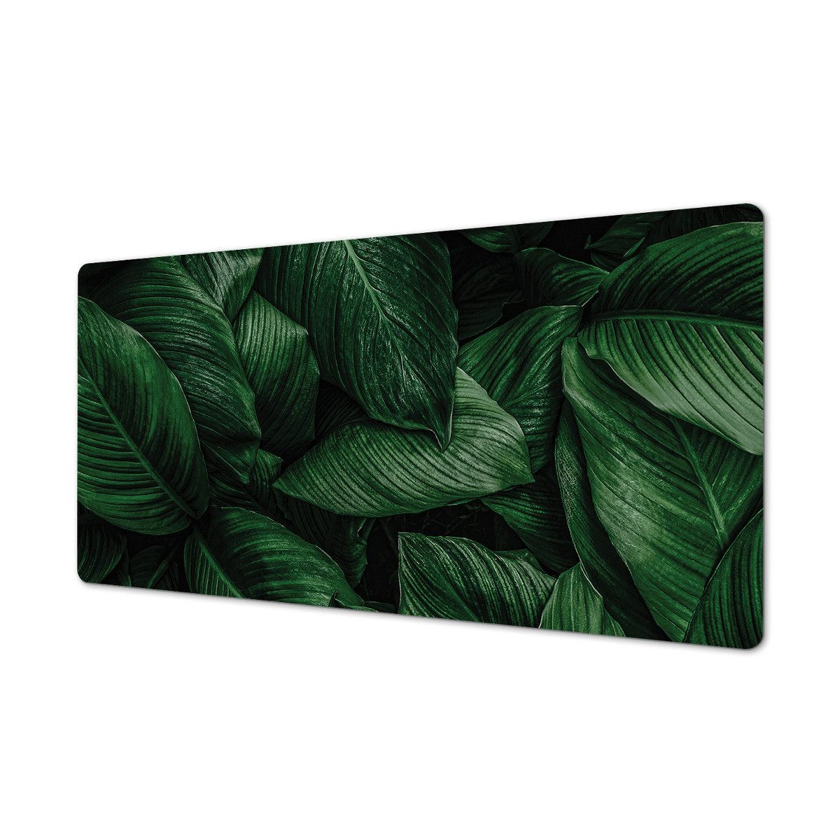 Mata na wymiar wzory do wnętrz Grube liście natura, ArtprintCave