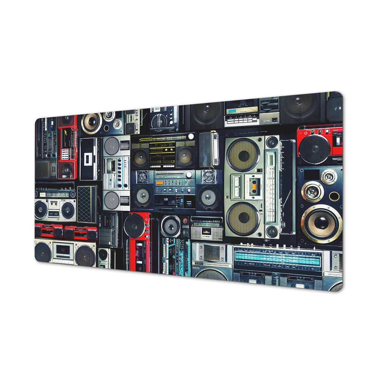Winylowa mata ekologiczny modna Retro radio muzyka, ArtprintCave