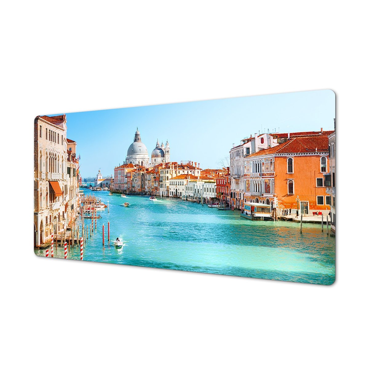 Winylowa mata 120x60 do pokoju Miasto kanał lato, ArtprintCave