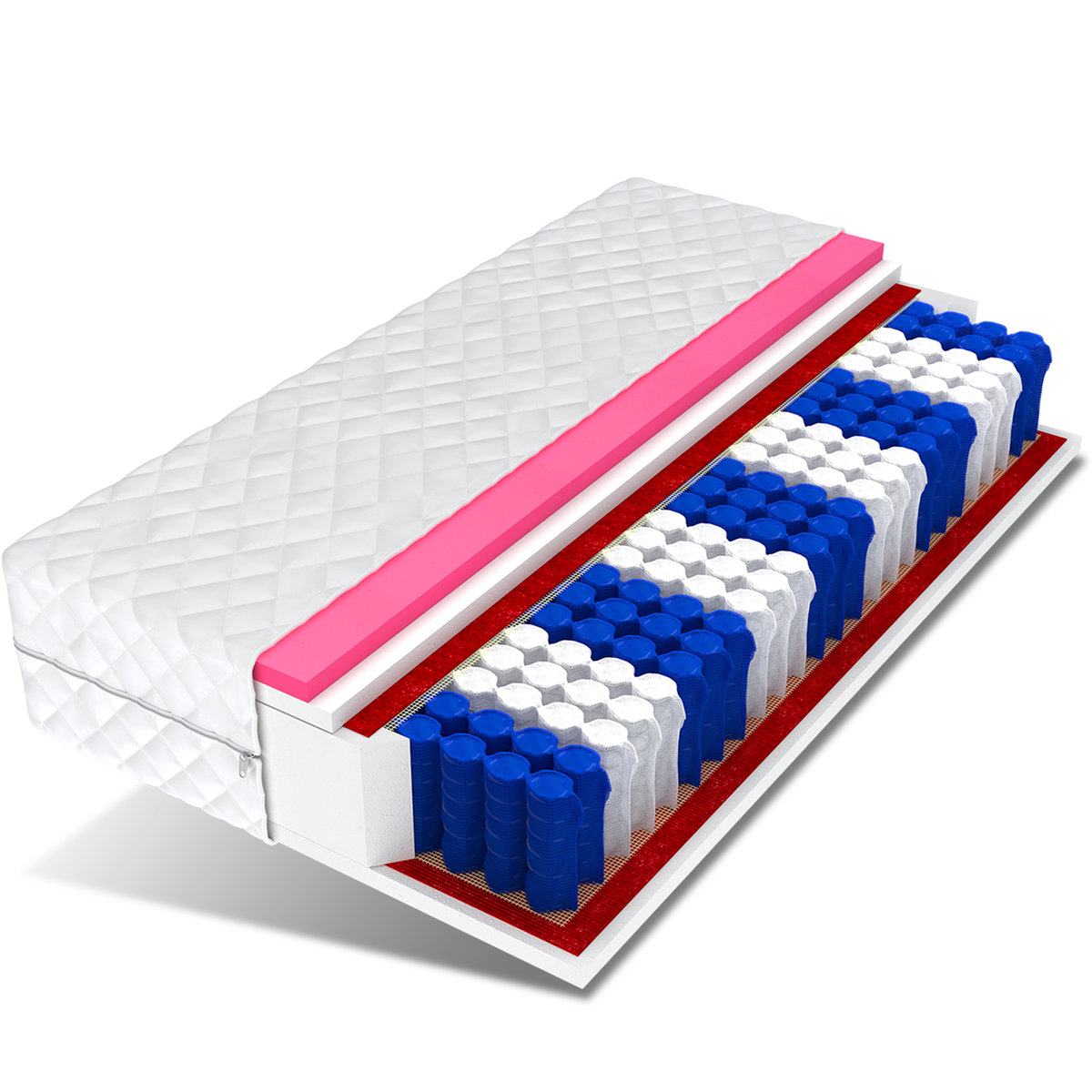 Śpij zdrowo Materac 120x200 visco memory SOLARIS Wysokość 18cm