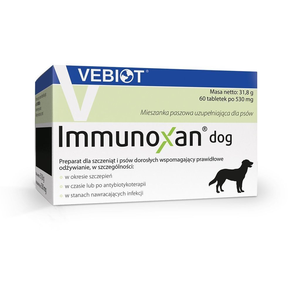 Nutrifarm Sp. z o.o. Nutrifarm Sp z o.o Vebiot Immunoxan dog 60 tabletek 48912-uniw