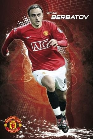 Manchester United (Berbatov 08/09) - plakat 61x91,5 cm
