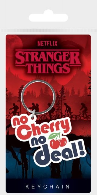 Stranger Things No Cherry No Deal - brelok 4,5x6 cm
