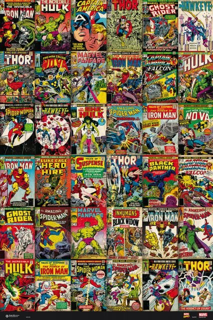 Marvel Comics Classic Covers - plakat 61x91,5 cm