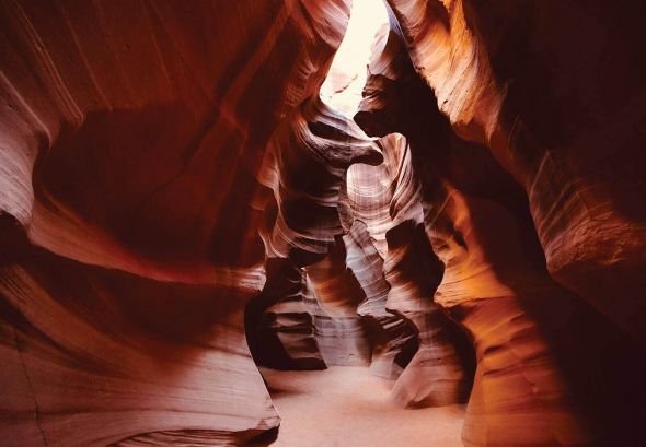 Fototapeta NICE WALL Kanion Antylopy, ceglasta, 366x254 cm