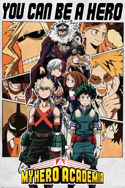 My Hero Academia Be a Hero - plakat 61x91,5 cm