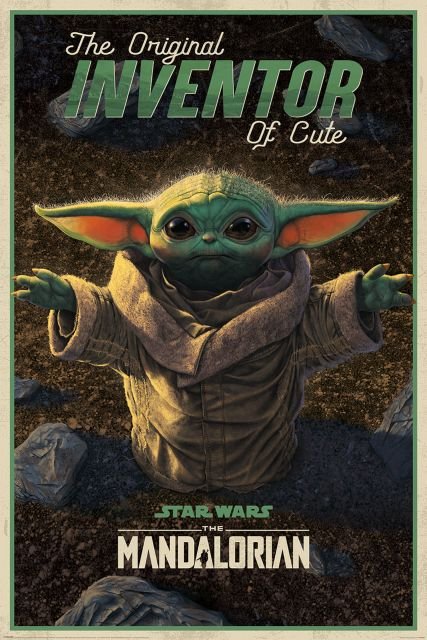 Star Wars The Mandalorian The Original Inventor of Cute - plakat 61x91,5 cm