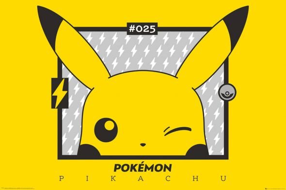 Pokemon Pikachu Wink - plakat 91,5x61 cm