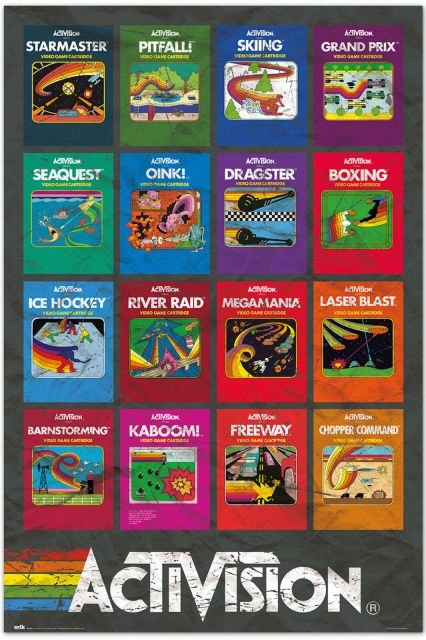 Activision Game Covers - plakat 61x91,5 cm
