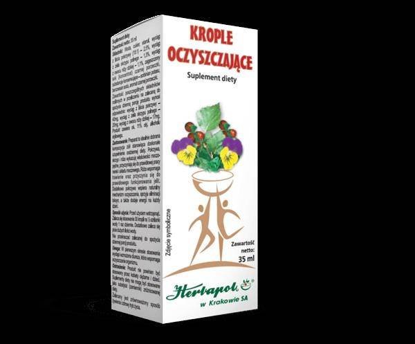 HERBAPOL KRAKÓW Krople oczyszczające 35ml HERBAPOL KRAKÓW 21HEWKROOC