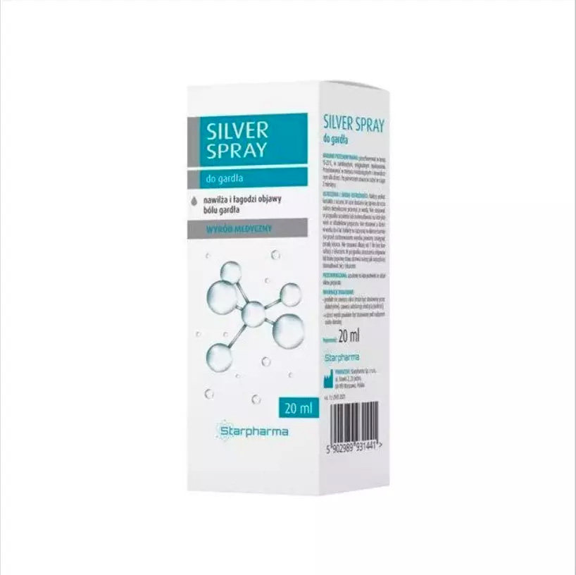 Starpharma Silver Spray Do Gardła 20ml - Starpharma 5902989931441