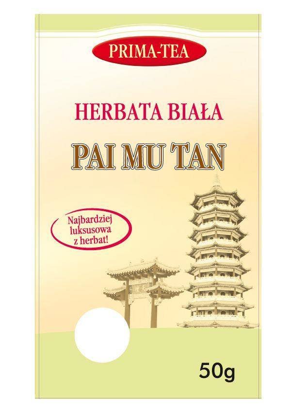 PRIMA-TEA Herbata PAI MU TAN (biała) 50g PRIMA-TEA 34BIOHERPA