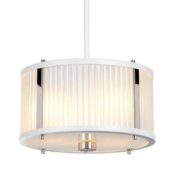 Elstead Lighting Corona lampa wisząca 2 punktowa biała DL-CORONA-2P-WPN - DL-CORONA-2P-WPN