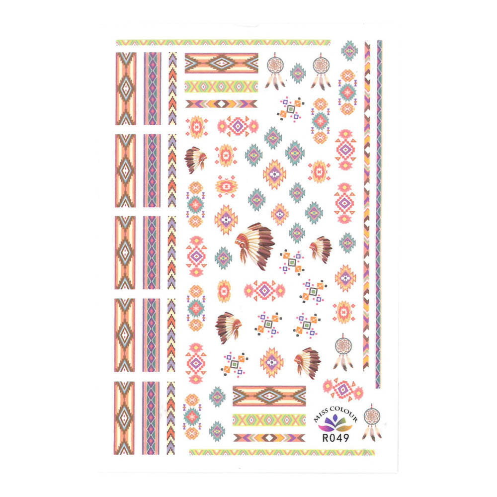 Naklejki Do Paznokci Super Cienkie Nr R049