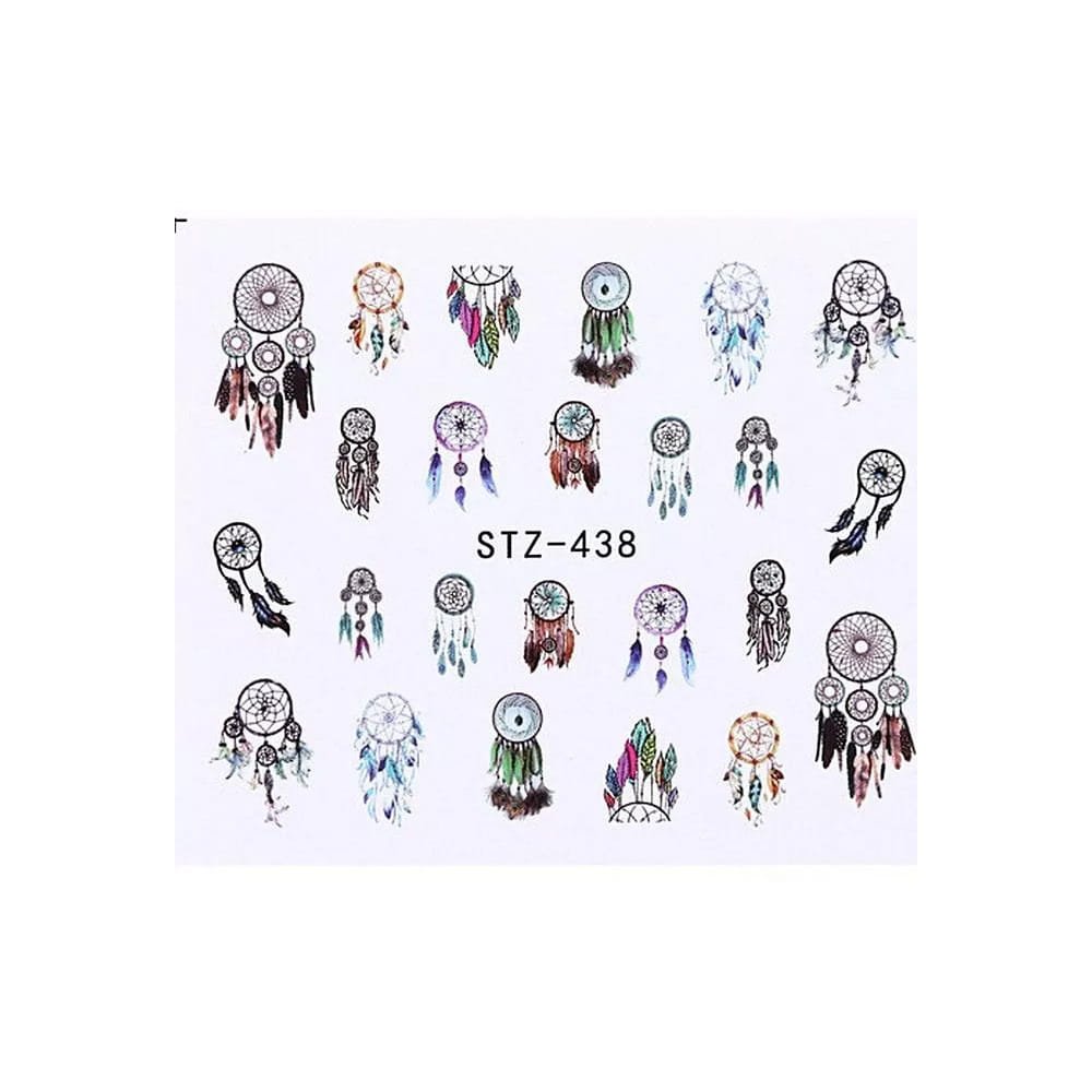 inna marka NAKLEJKI WODNE na paznokcie ŁAPACZ SNÓW STZ-648 5901505391127