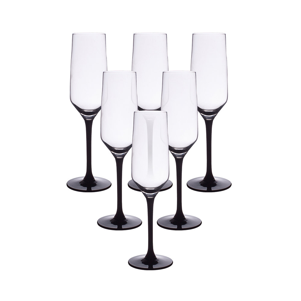 Lumarko Komplet 6 Kieliszków Szampan 220ML