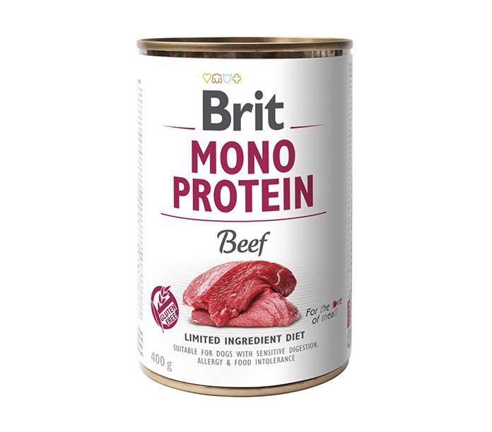Brit Mono Protein Mokra Karma dla Psa 400g : Smak - Wołowina
