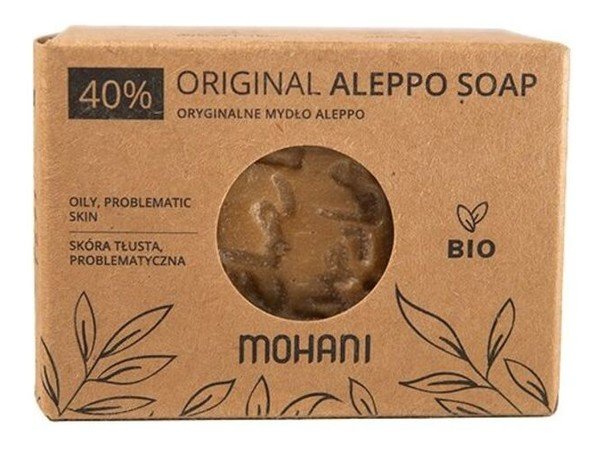 Mohani Mydło Aleppo BIO oliwkowo-laurowe 40% 5902802721341