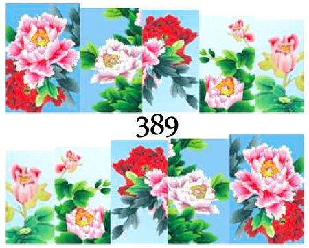 Naklejki wodne na paznokcie - nr 389