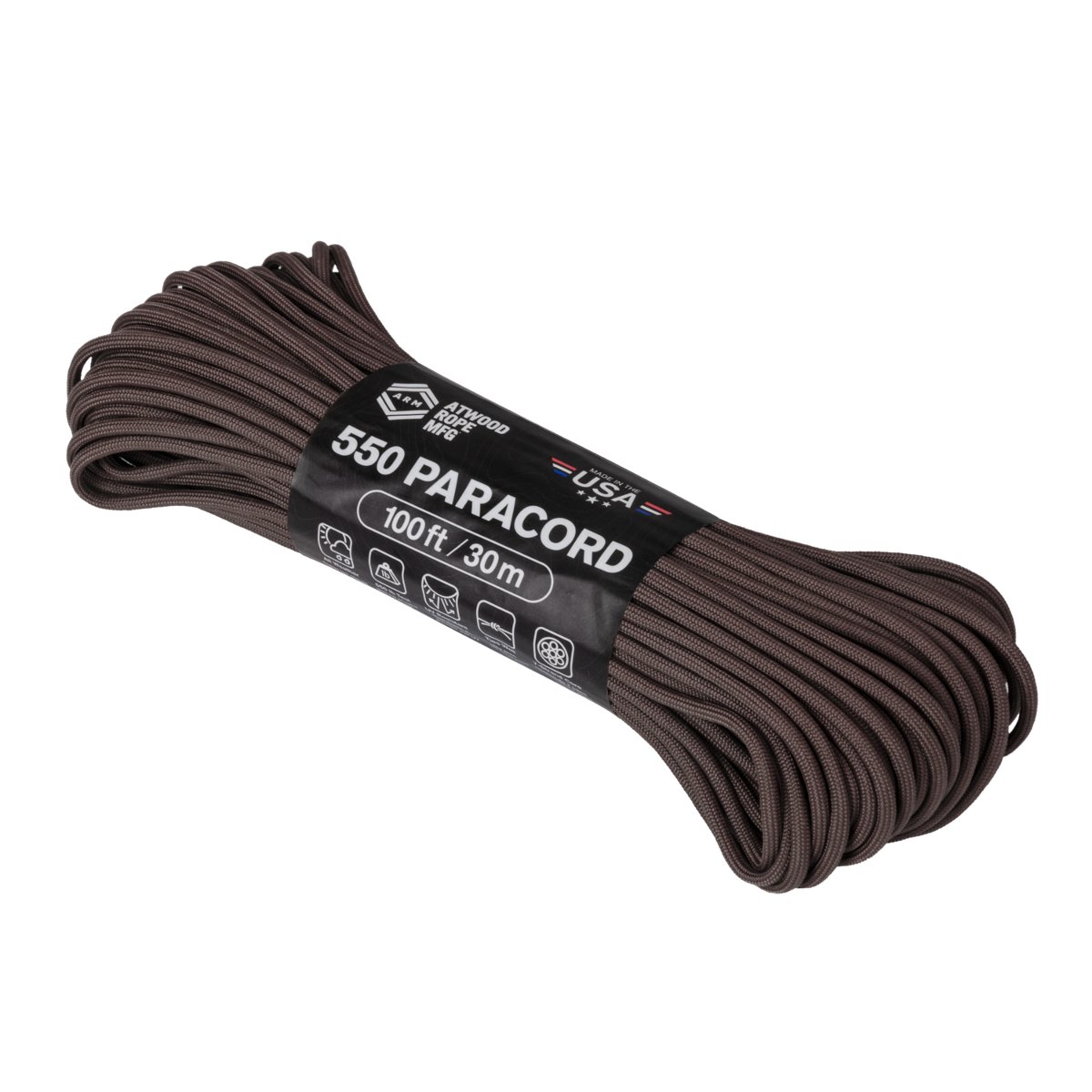 Paracord Linka Helikon 550 Brown 30 m (CD-PC1-NL-30) H CD-PC1-NL-30