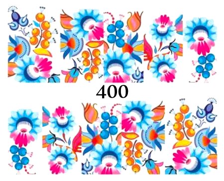 Naklejki wodne na paznokcie - nr 400
