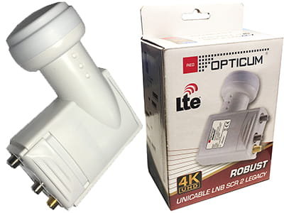 OPTICUM LNB Unicable Quad SCR + TWIN Legacy (6 odbiorników)