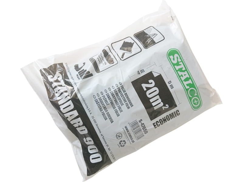 Folia malarska LDPE 900g Super Gruba 4x5m 20m2 S-47650