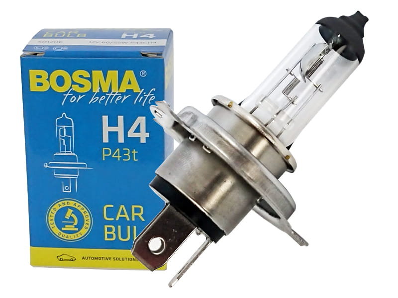 BOSMA 1314 ŻARÓWKA 12V 60/55W H4 P43t 1314