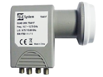 TELE System Konwerter SAT Quad TS401F poczwórny TS100H_20180329112614
