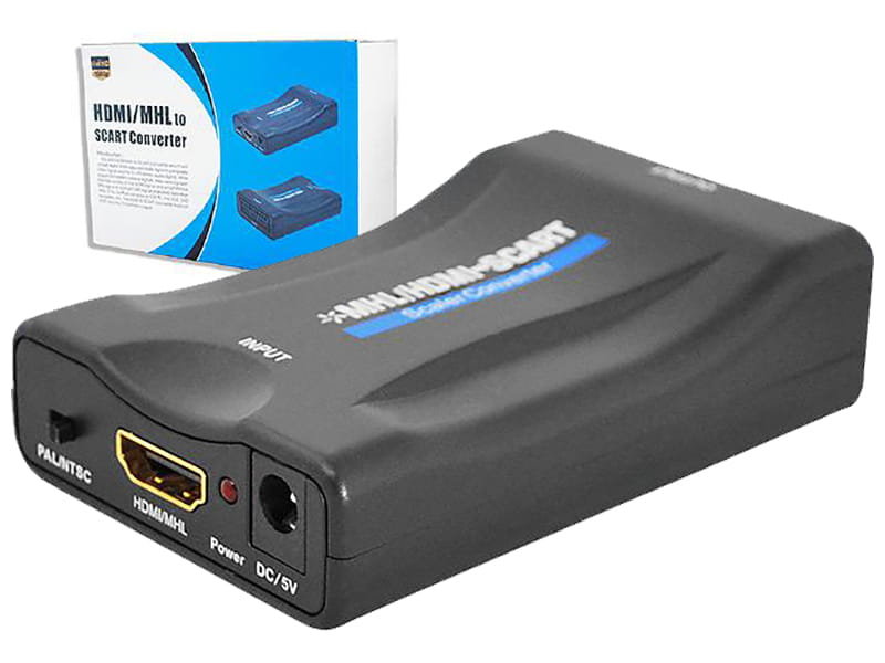 Lamex Przejście Adapter Z Hdmi Na Euro Scart 720P 1080P