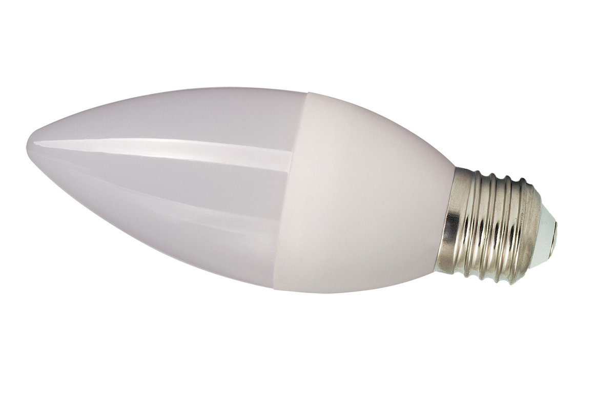 Żarówka LED E27 750lm 8W ŚWIECZKA CIEPŁA