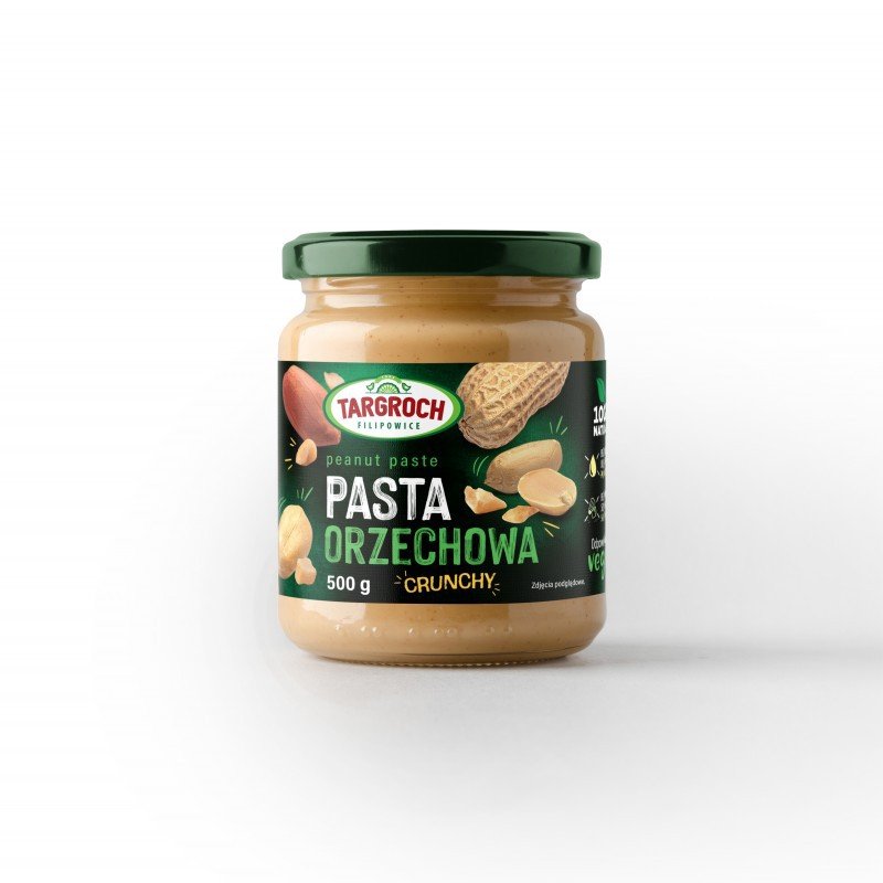 Targroch Pasta Orzechowa - Crunchy 500g -