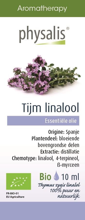 PHYSALIS (olejki eteryczne, soki) OLEJEK ETERYCZNY TYMIANEK THYMUS ZYGIS LINALOL (TI