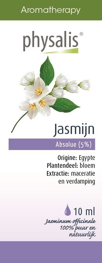 PHYSALIS (olejki eteryczne, soki) OLEJEK JAŚMIN WIELKOKWIATOWY ABSOLUT (JASMIJN) 10