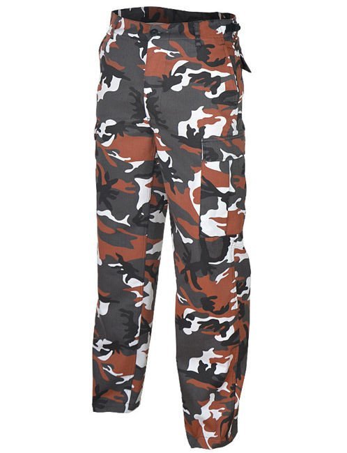 Mil-Tec Spodnie BDU Ranger Red Camo - XS