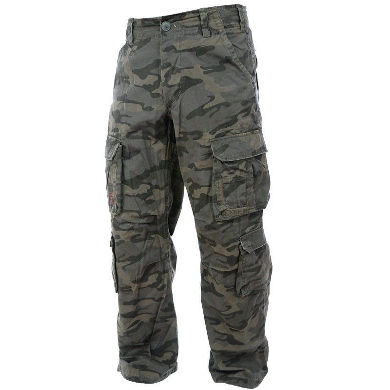Pure Trash Spodnie Defense Combat Camo - S