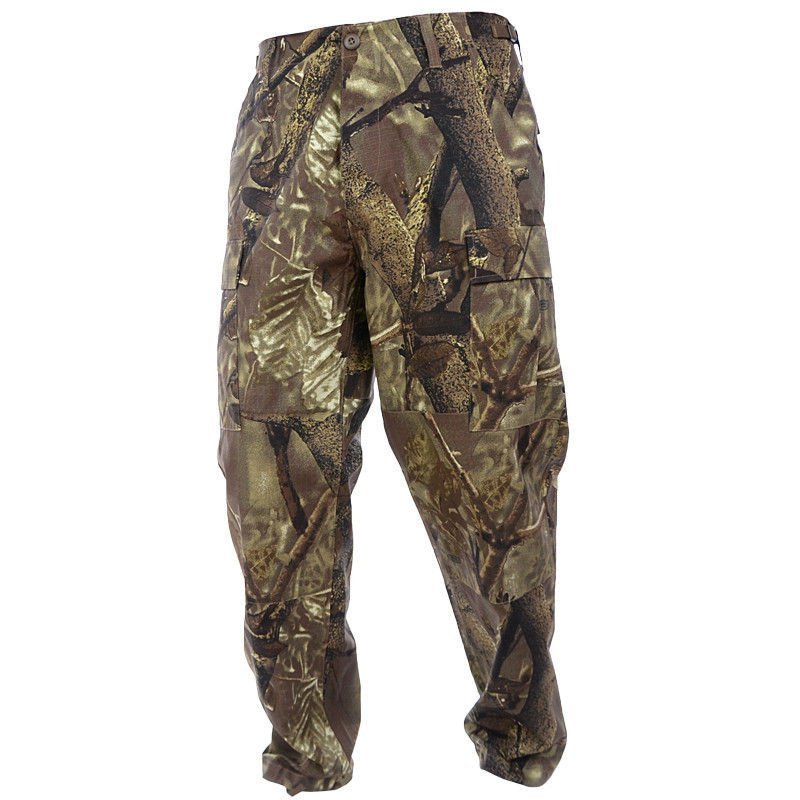 MFH Spodnie Myśliwskie Hunter-Brown Leśne Camo - 3XL