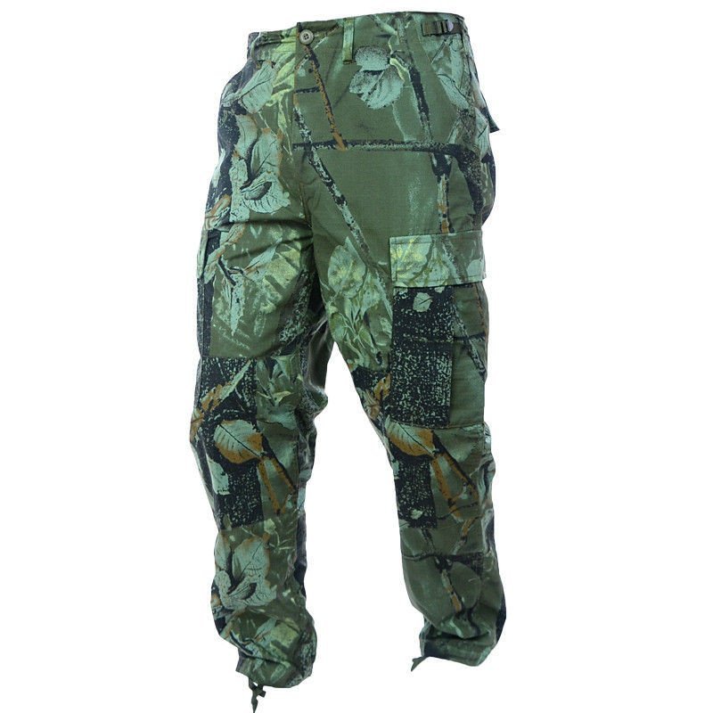 MFH Spodnie Myśliwskie Hunter-Oliv Leśne Camo - 3XL