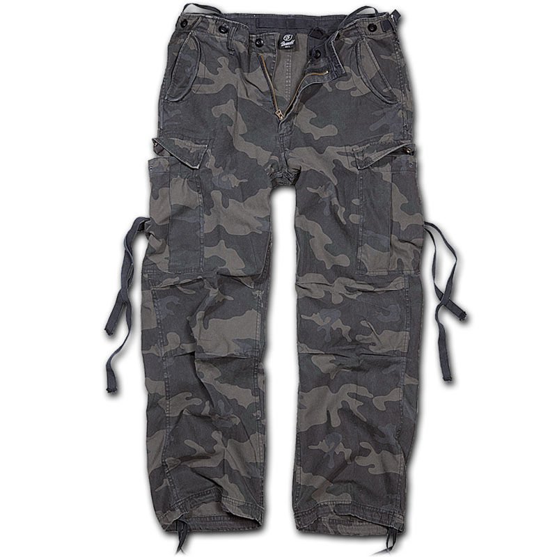 Brandit Spodnie M65 Vintage Dark Camo - L