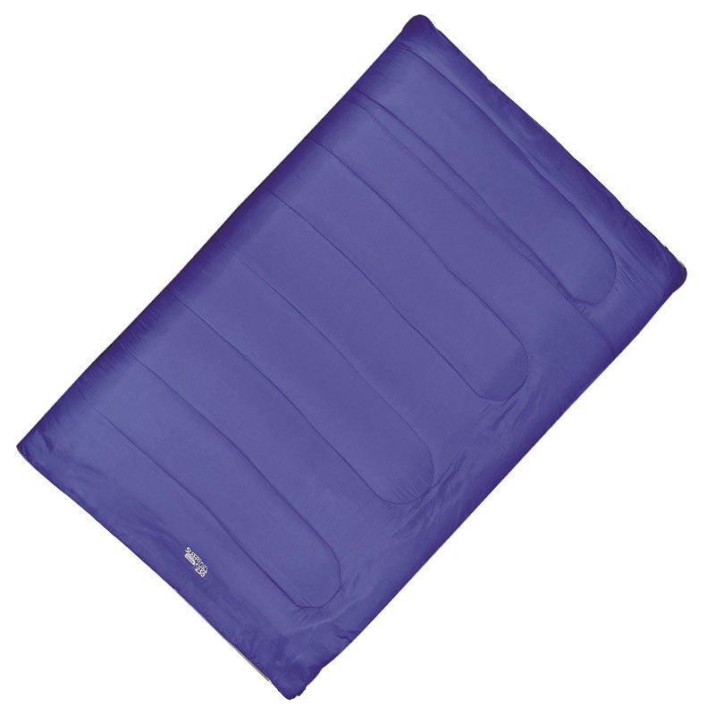 Highlander sleepline Double Warm 2 Season Rectangular Sleeping Bag, niebieski, jeden rozmiar SB171-RB