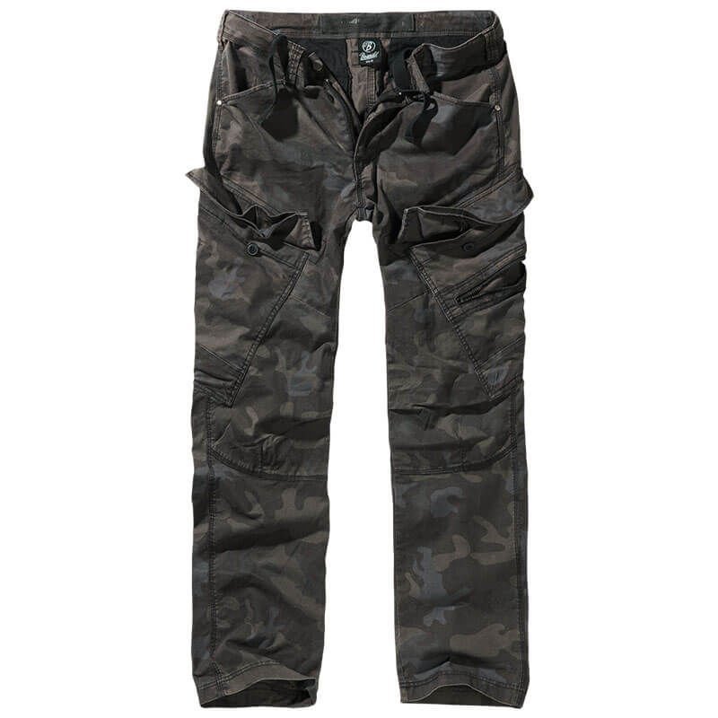 Brandit Spodnie Slim Fit Adven Dark Camo - M